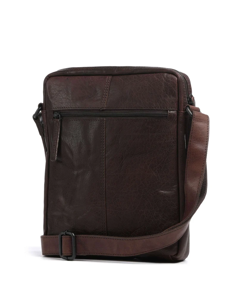 Spikes & Sparrow Bronco Jayed Umhängetasche dark brown
