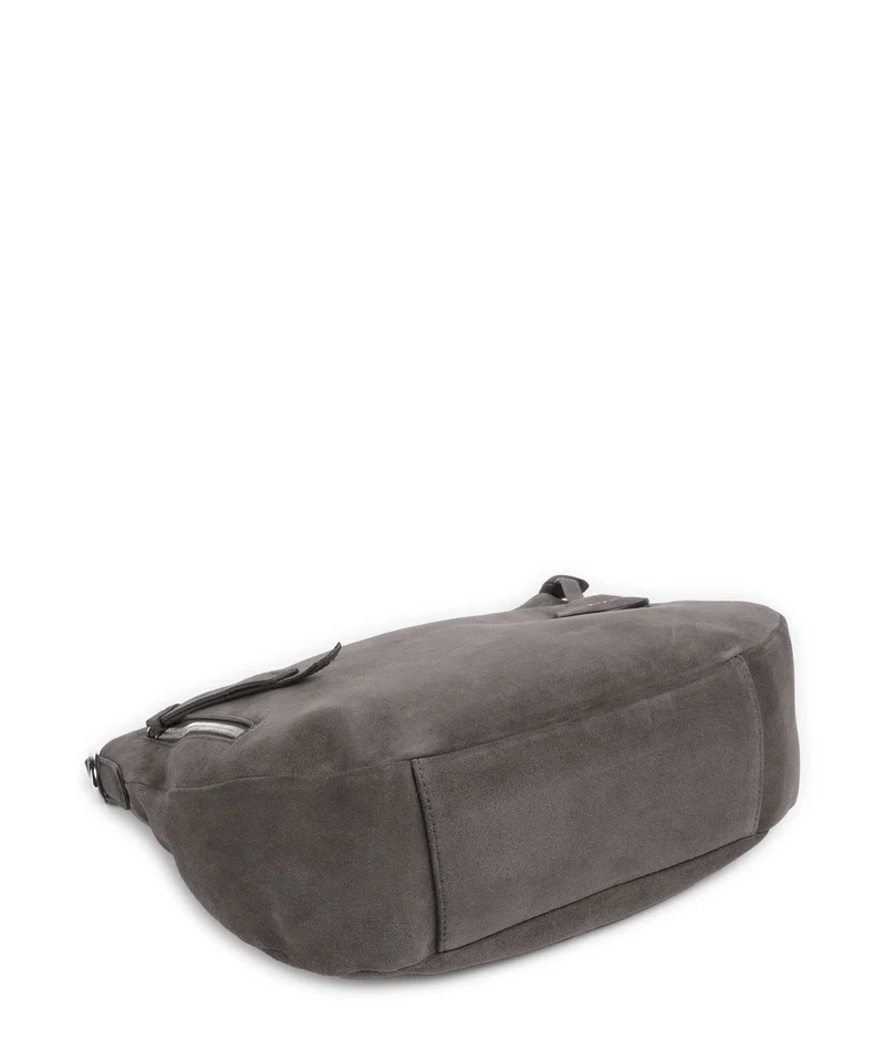 Abro Suede Juna Small Beuteltasche grey