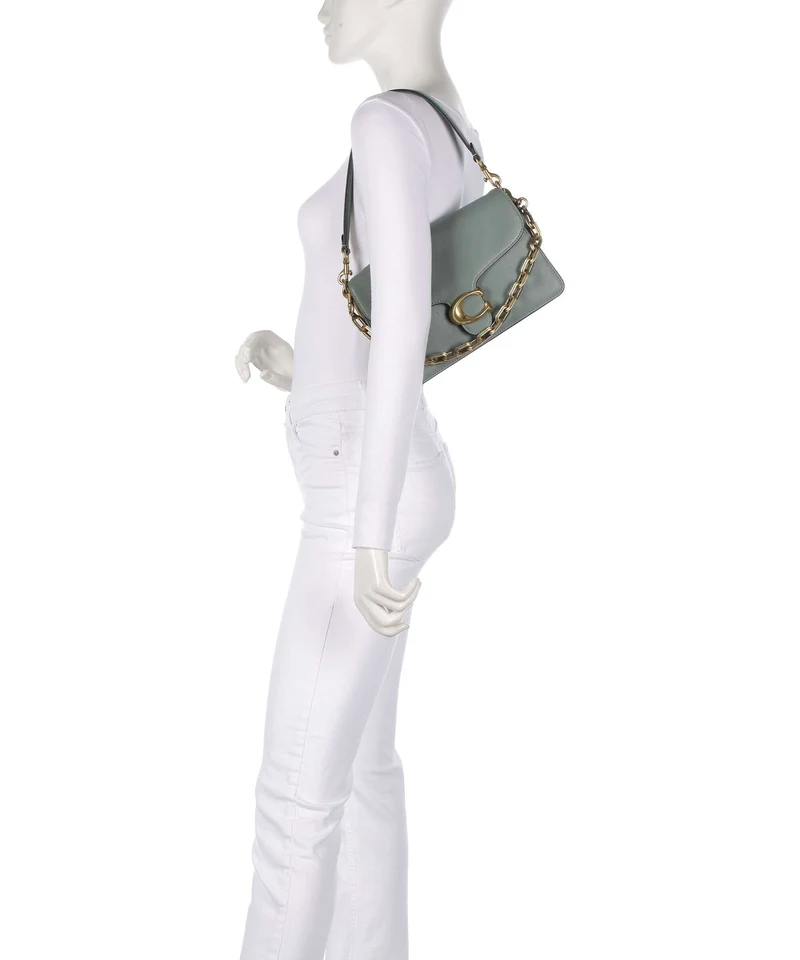 Coach Tabby Soft Chain Schultertasche sage