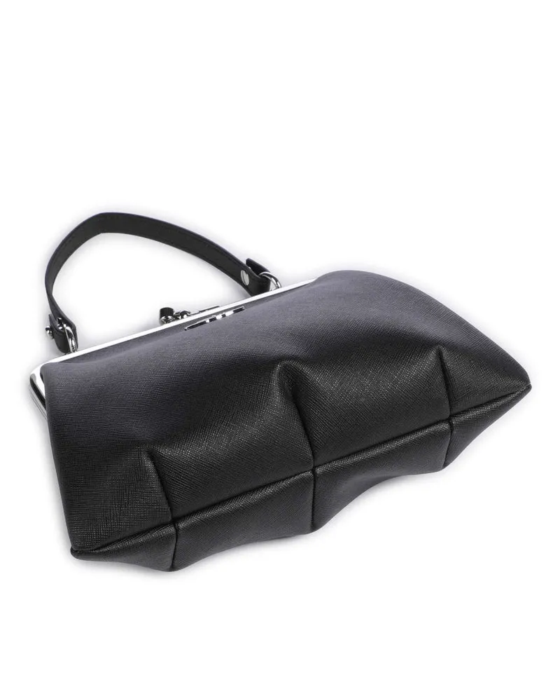 Vivienne Westwood Granny Frame Saffiano Umhängetasche black
