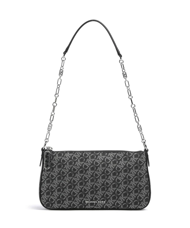 Michael Kors Empire Schultertasche black/silver