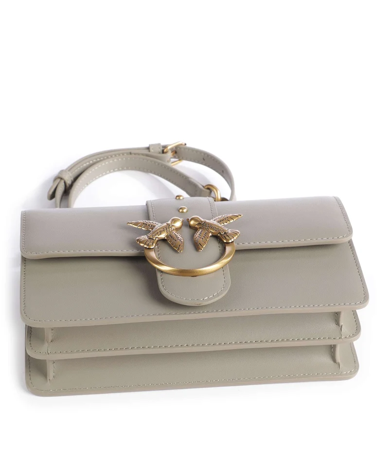 Pinko Love One Mini Umhängetasche noce