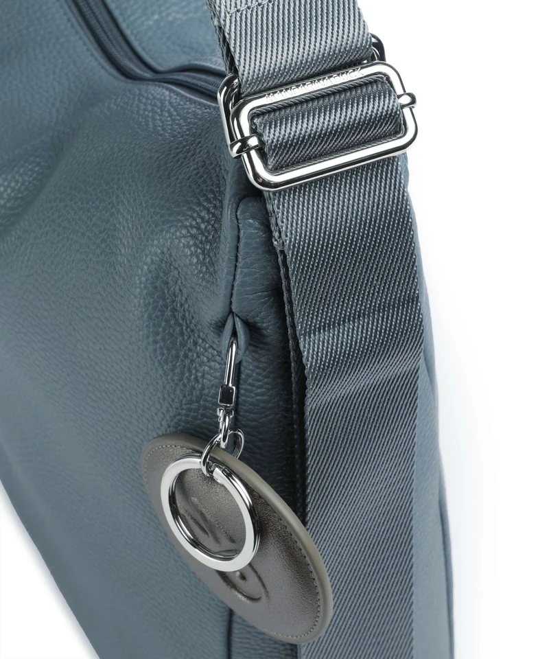Mandarina Duck Mellow Leather Rucksack-Tasche iron