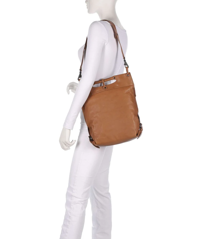 Aunts & Uncles Grandma's Luxury Club Mrs. Pancake Schultertasche cognac