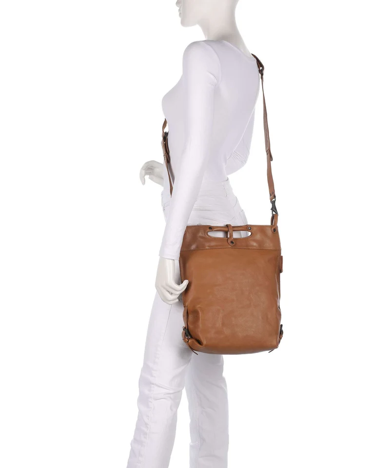 Aunts & Uncles Grandma's Luxury Club Mrs. Pancake Schultertasche cognac