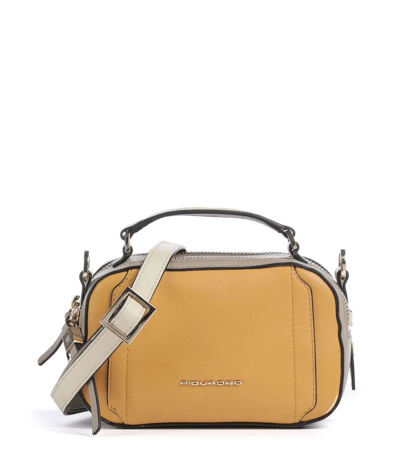 Piquadro W92 Umhängetasche yellow/beige