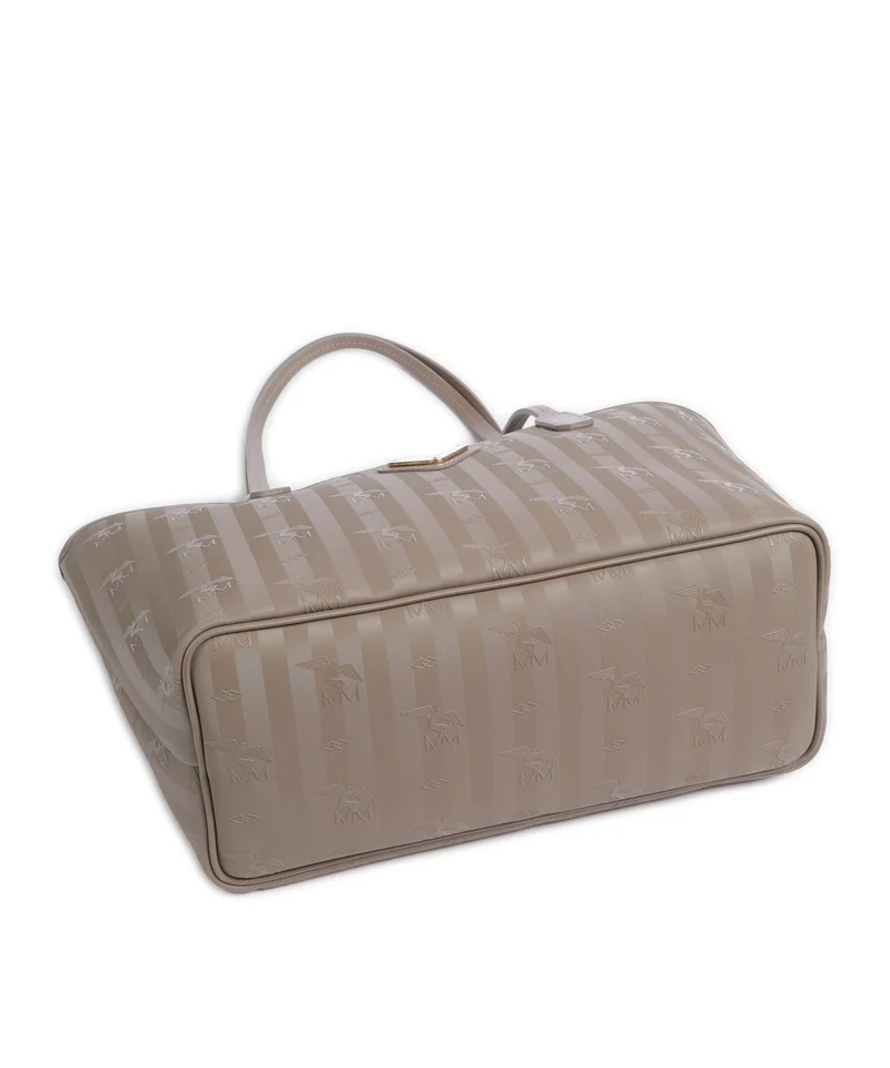 Maison Mollerus Vinerus Genf Shopper taupe