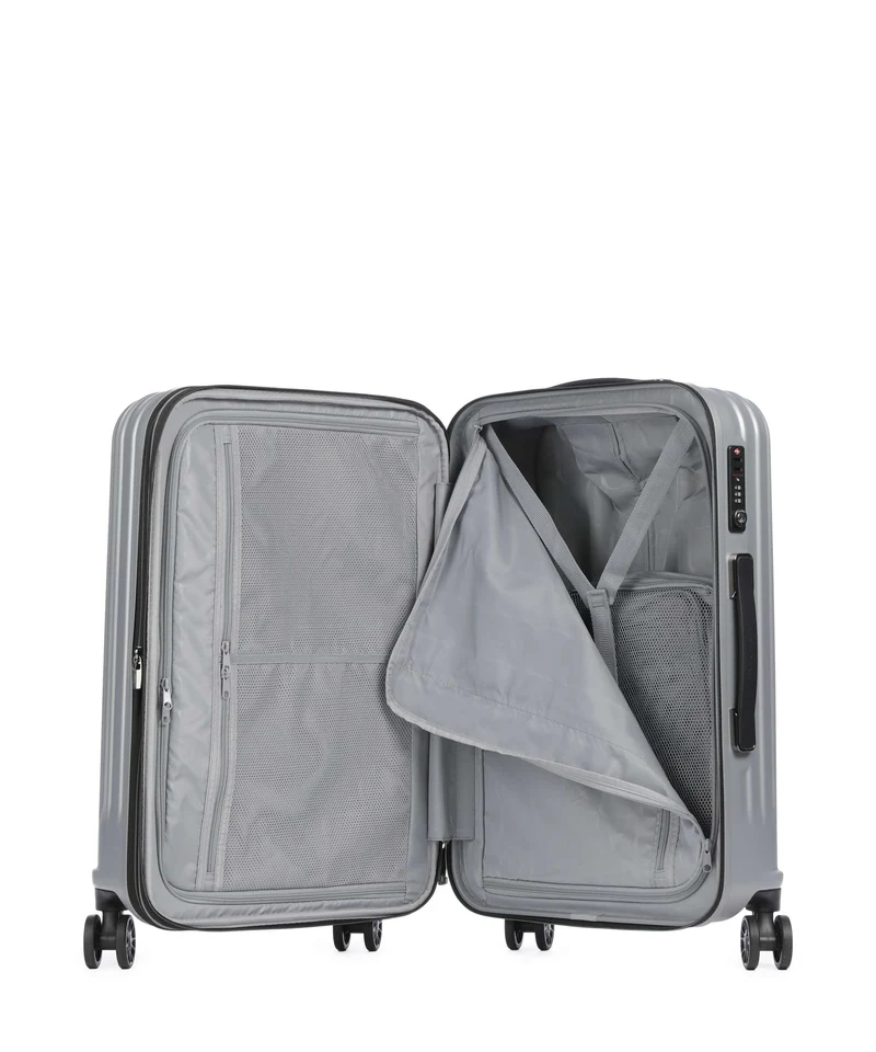 Pack Easy ReNew Genius 4-Rollen Trolley silver