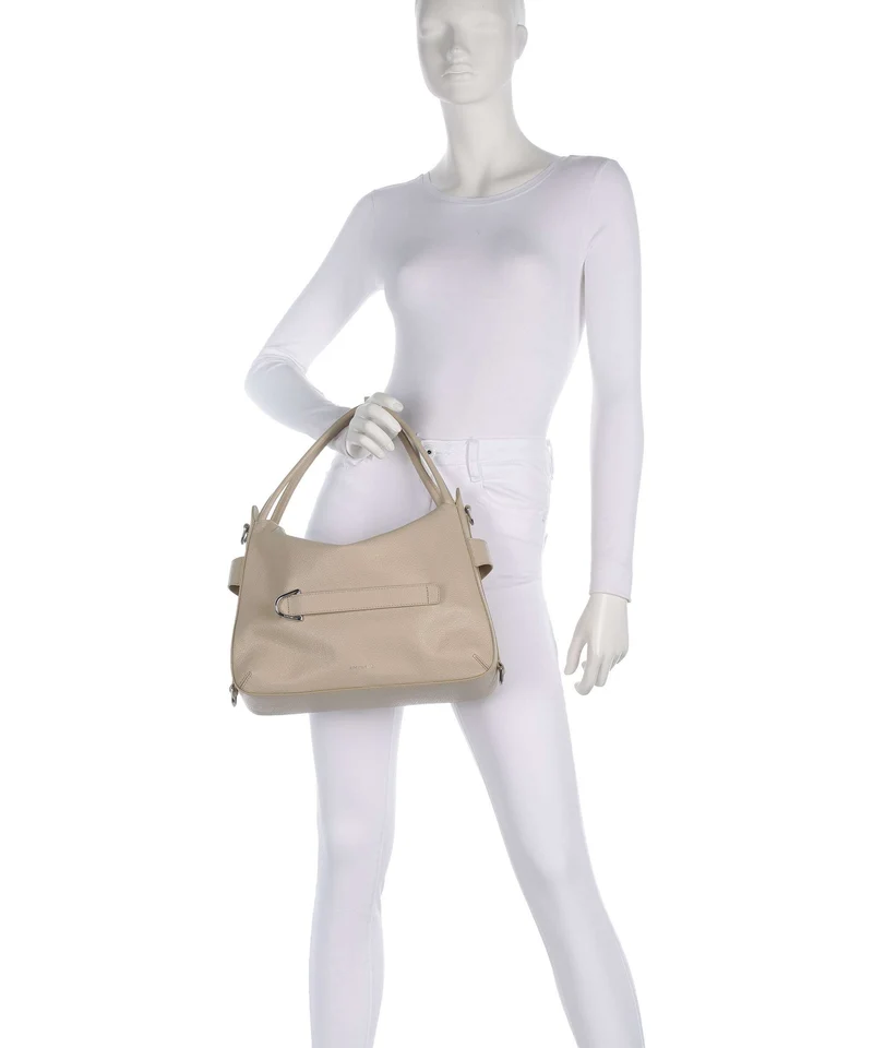 Coccinelle Gretel Ribbon Beuteltasche sandshell