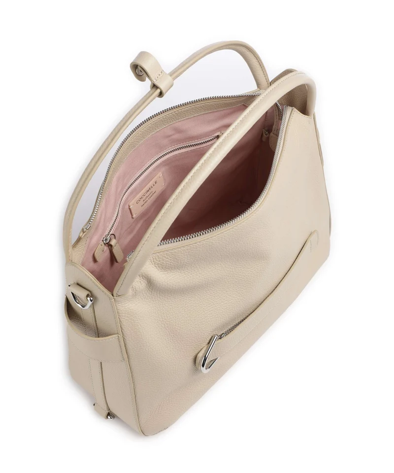 Coccinelle Gretel Ribbon Beuteltasche sandshell