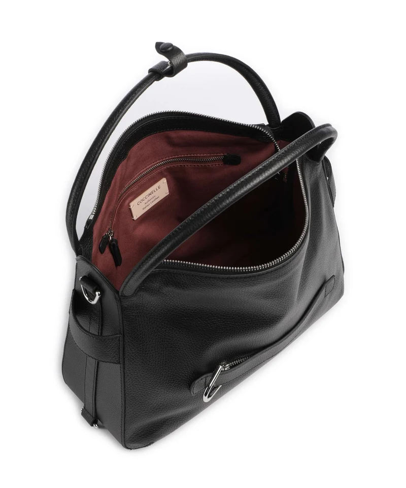 Coccinelle Gretel Ribbon Beuteltasche noir