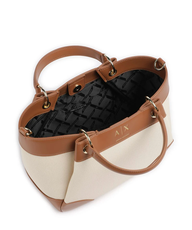 Armani Exchange Wave M Handtasche natural/saline clay