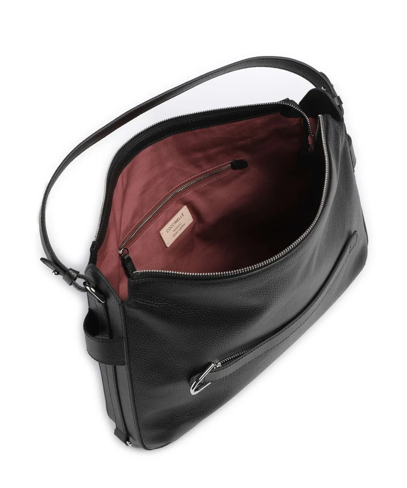 Coccinelle Gretel Ribbon Beuteltasche noir
