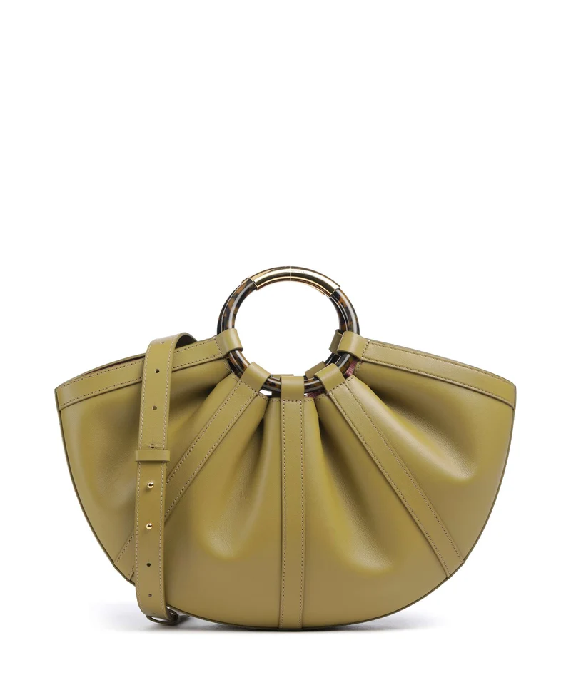 Coccinelle Shell Handtasche seagrass