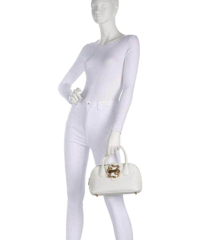 Just Cavalli Iconic Snakes Braided Handtasche pristine