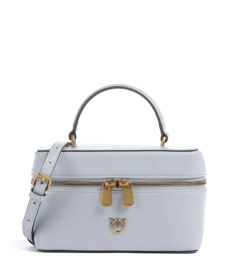 Pinko Vanity Mini Umhängetasche azzurro celeste/antique gold