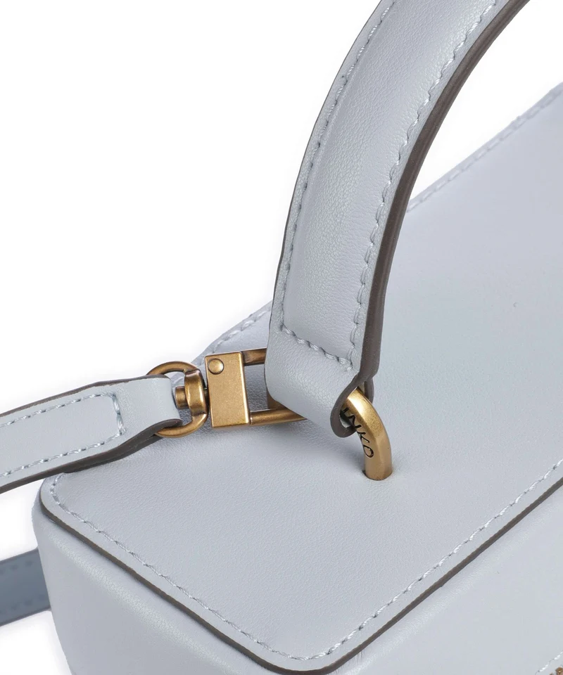 Pinko Vanity Mini Umhängetasche azzurro celeste/antique gold