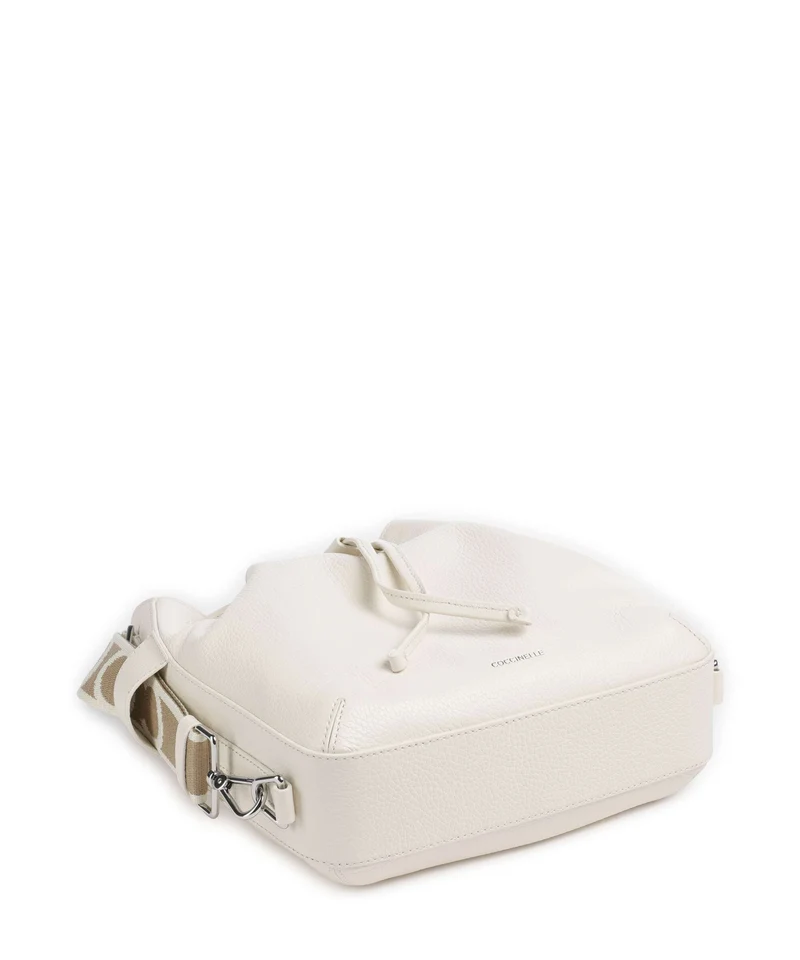 Coccinelle Gretel Ribbon Bucket Handtasche pearl