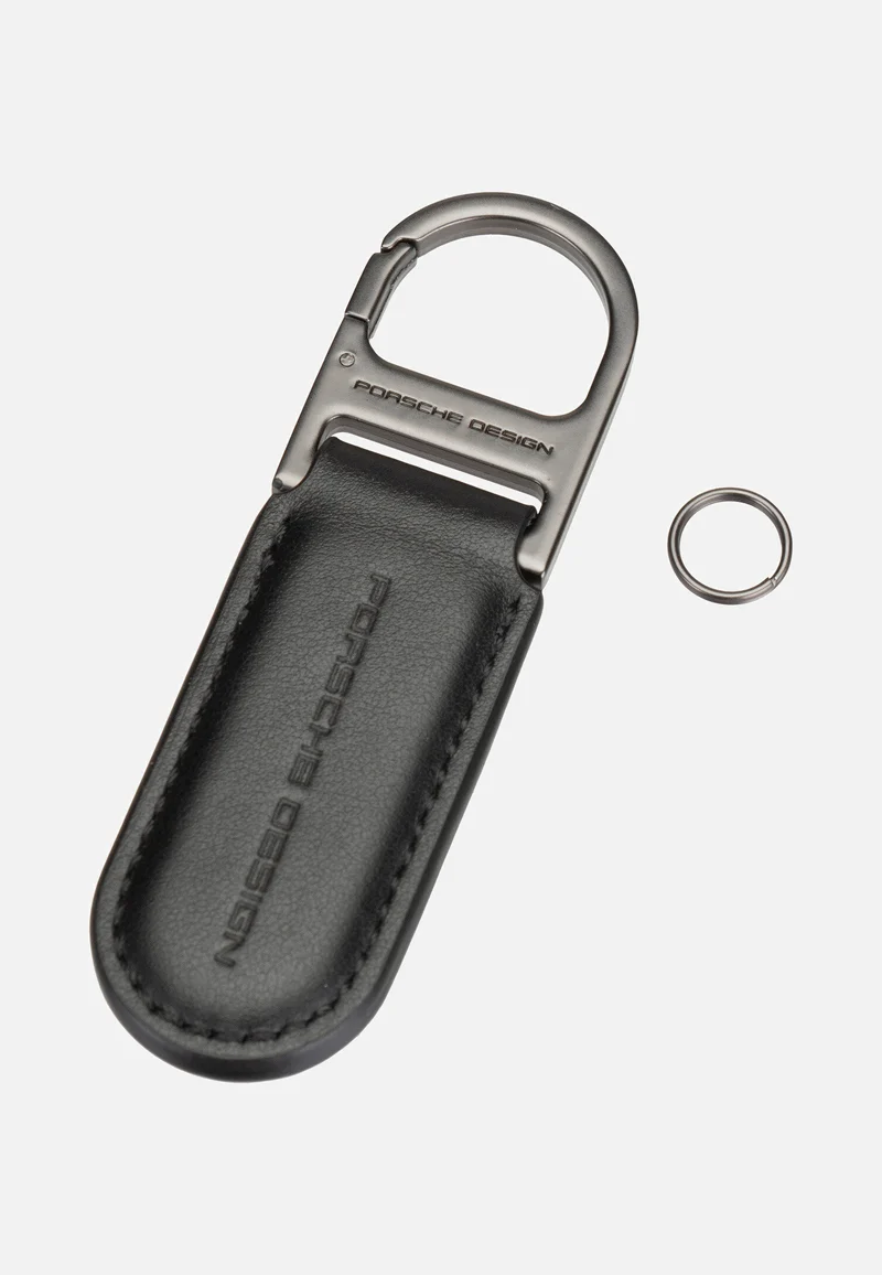 Keyring Oval 28809 Black - Schlüsselanhänger