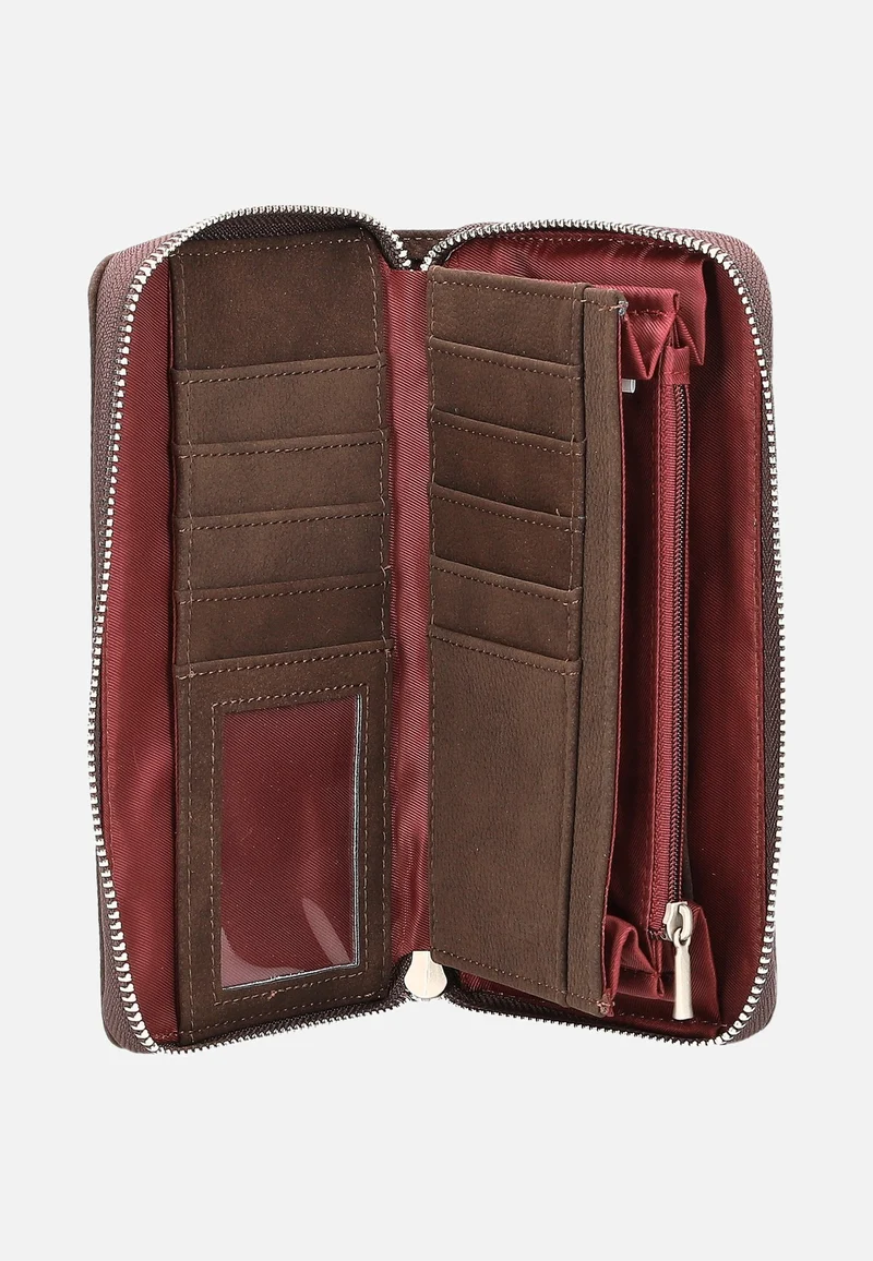 M.Wallet MW2 Nubuk/Espresso - Portemonnaie
