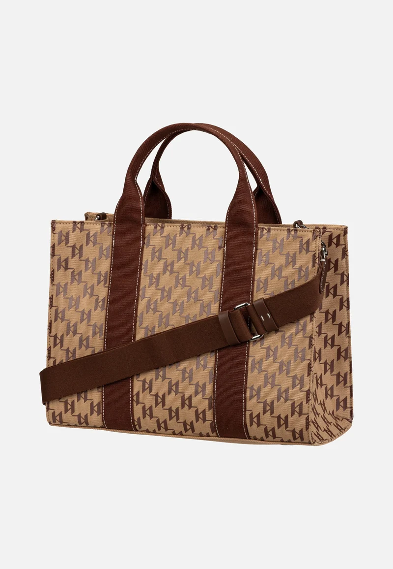 K/RSG Square Mono MD Tote Monogram Nougat Brown - Tote Bag