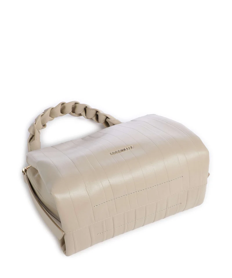 Coccinelle Boheme Plisse Handtasche sandshell