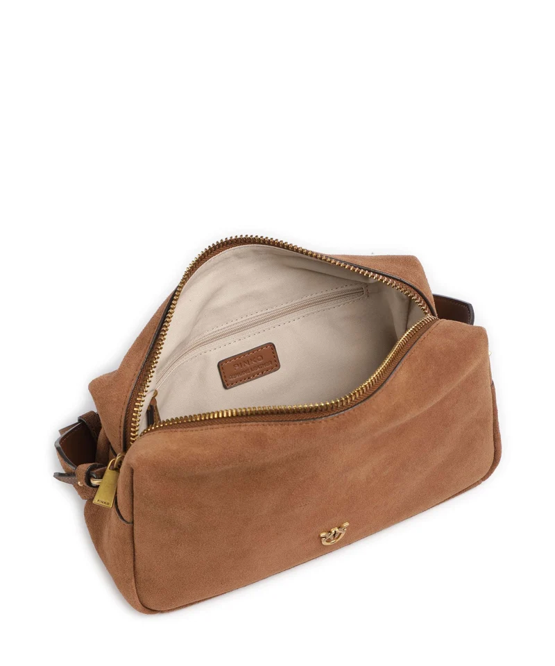 Pinko Schultertasche marrone/leone/antique gold