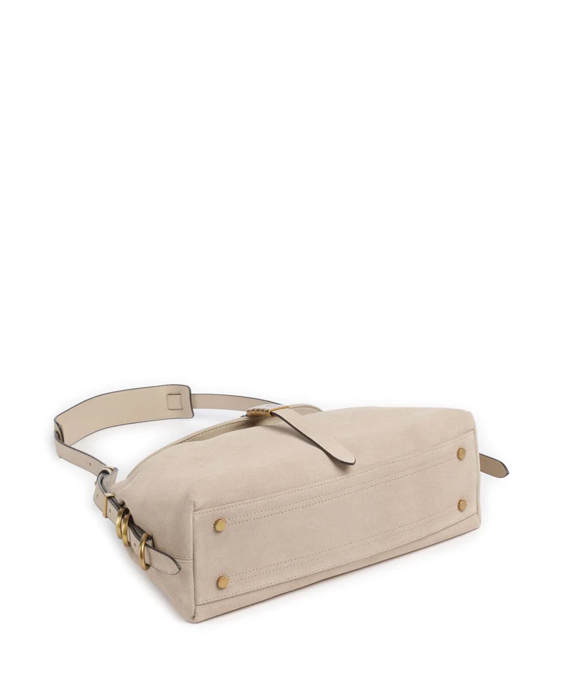 Pinko Saddle Classic Beuteltasche beige/grigio fumo/antique gold