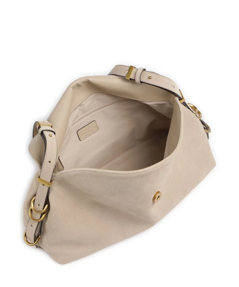 Pinko Saddle Classic Beuteltasche beige/grigio fumo/antique gold