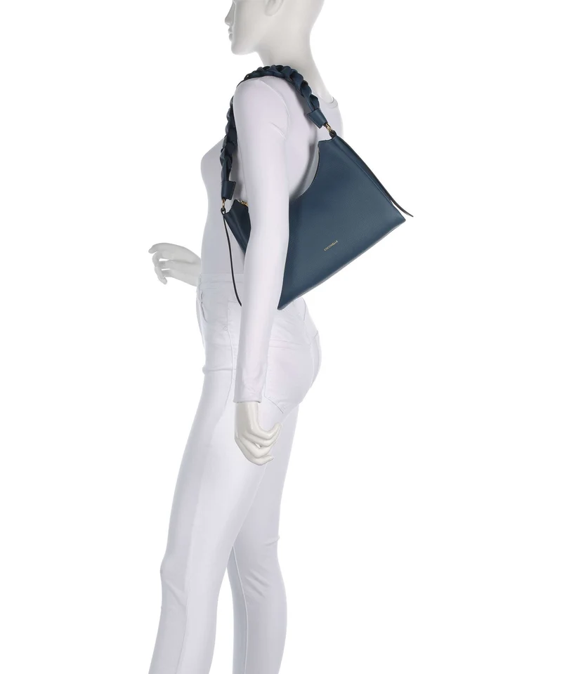 Coccinelle Boheme Grana Double Schultertasche deep blue/sandshell