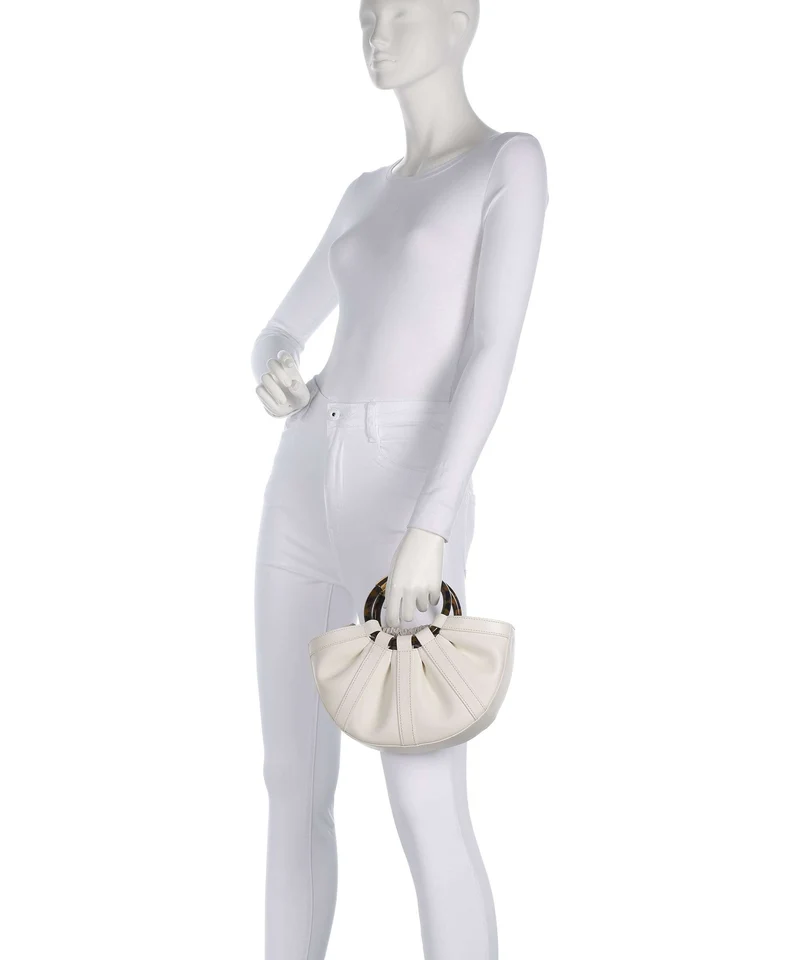 Coccinelle Shell Handtasche pearl
