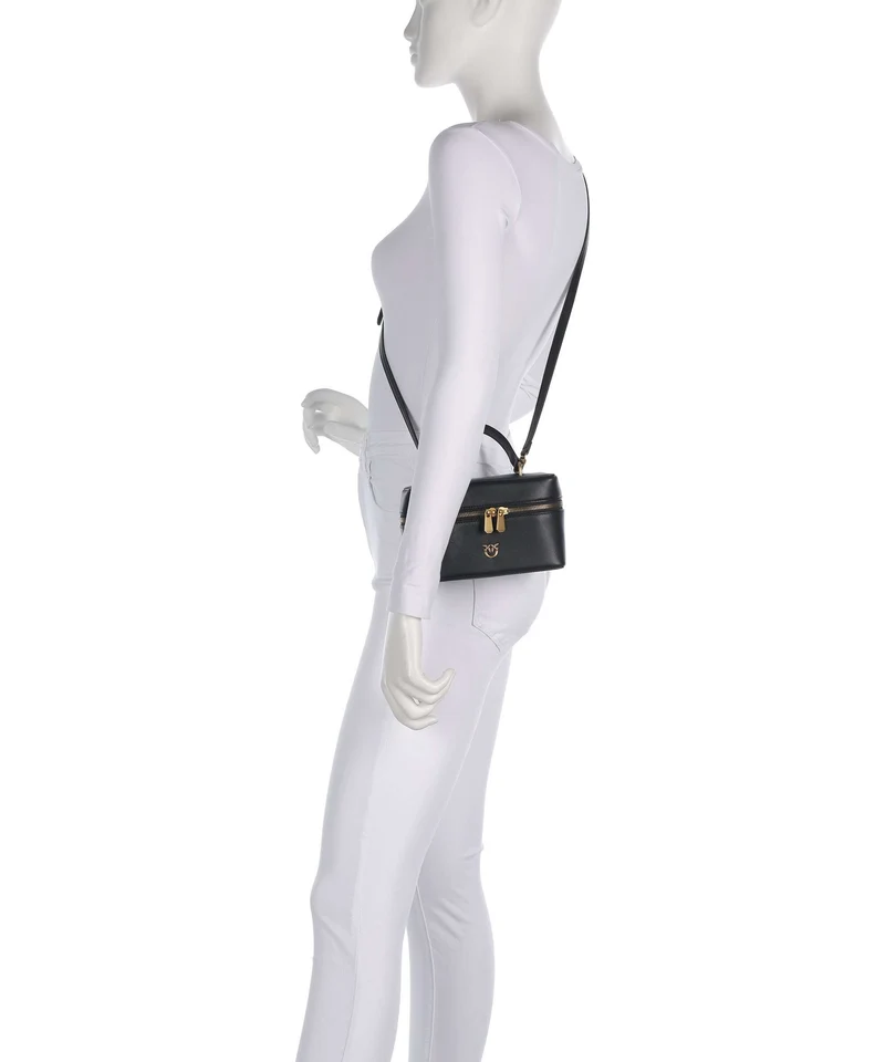 Pinko Vanity Mini Umhängetasche nero/antique gold