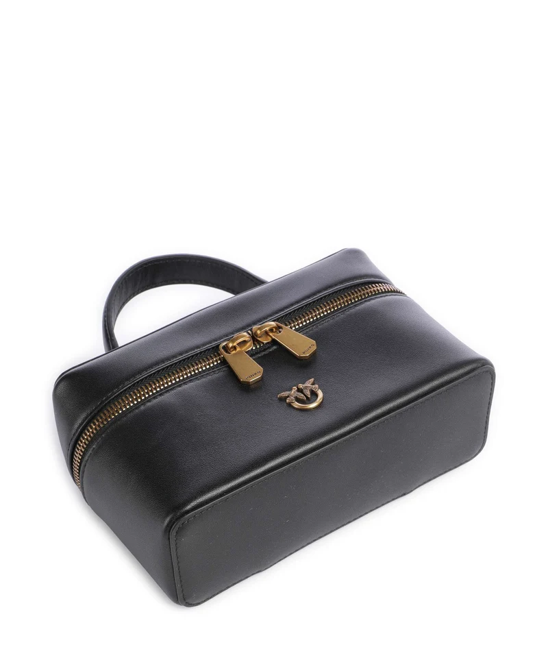 Pinko Vanity Mini Umhängetasche nero/antique gold