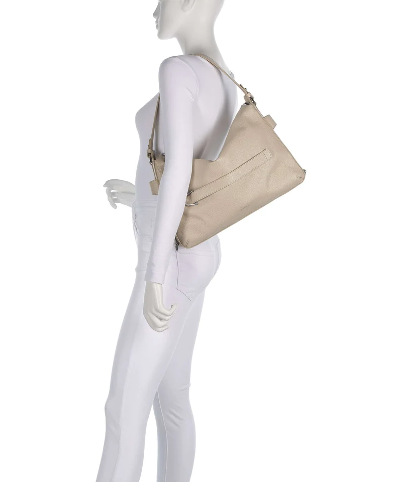 Coccinelle Gretel Ribbon Beuteltasche sandshell