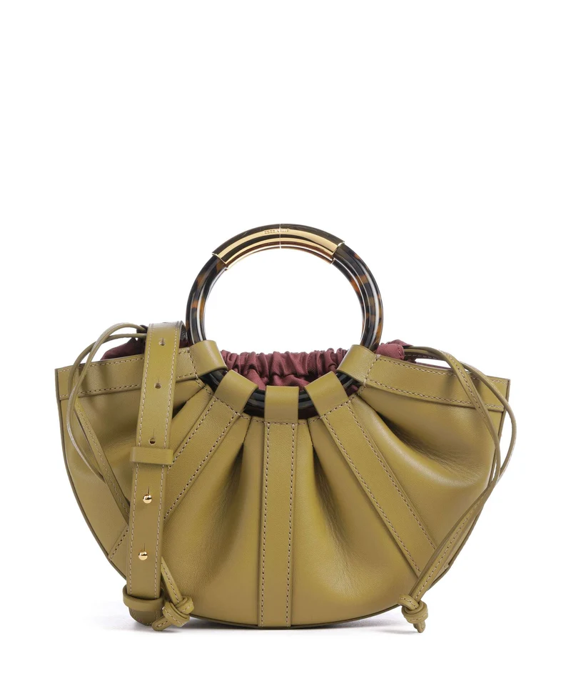 Coccinelle Shell Handtasche seagrass