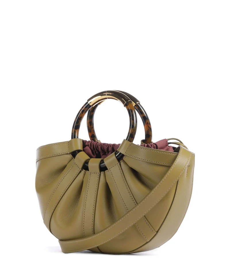 Coccinelle Shell Handtasche seagrass
