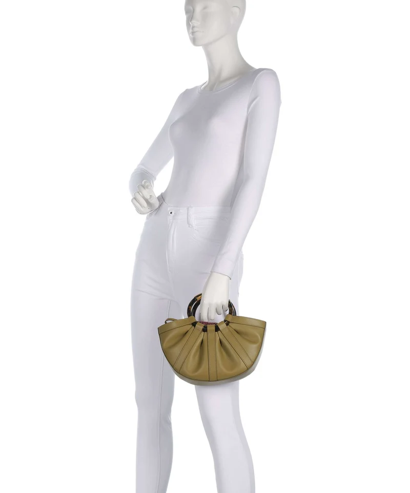 Coccinelle Shell Handtasche seagrass