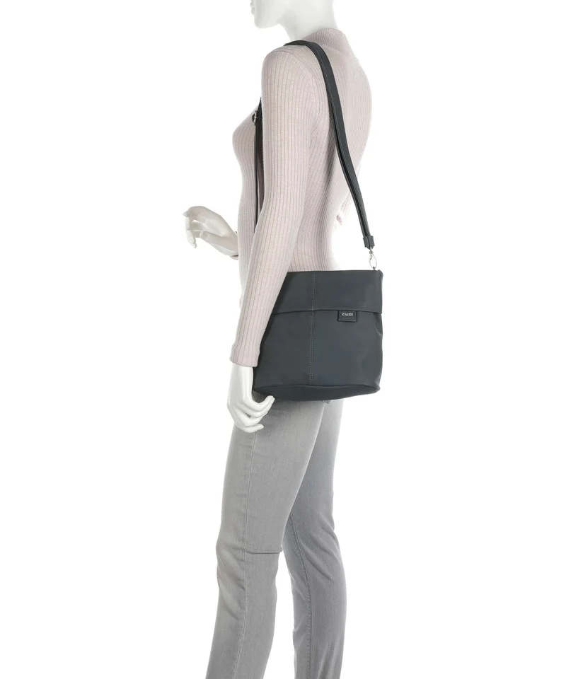 Zwei Mademoiselle.M M8 Schultertasche velours ash