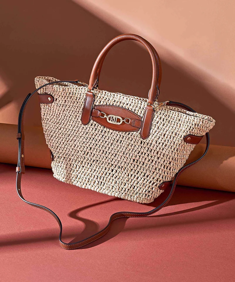Lauren Ralph Lauren Daphney 20 Straw Handtasche natural/lauren tan