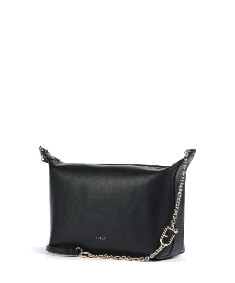 Furla Nuvola Mini Umhängetasche nero