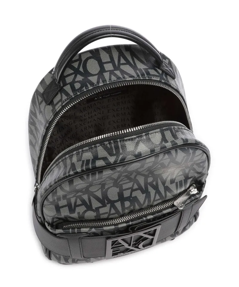 Armani Exchange Susy Rucksack beige/navy stripes
