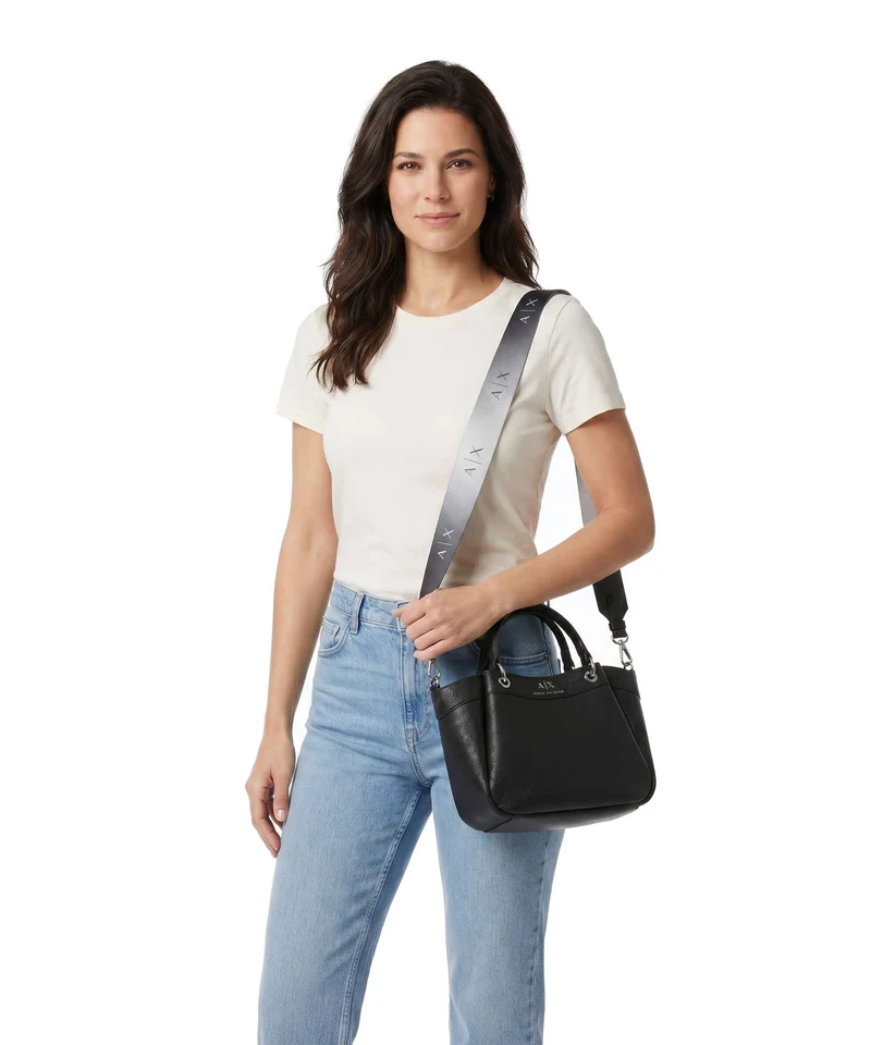 Armani Exchange Wave S Handtasche nero