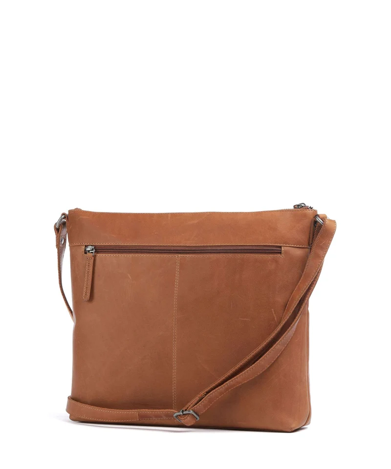 The Chesterfield Brand Wax Pull Up Cow Cartagena Umhängetasche cognac