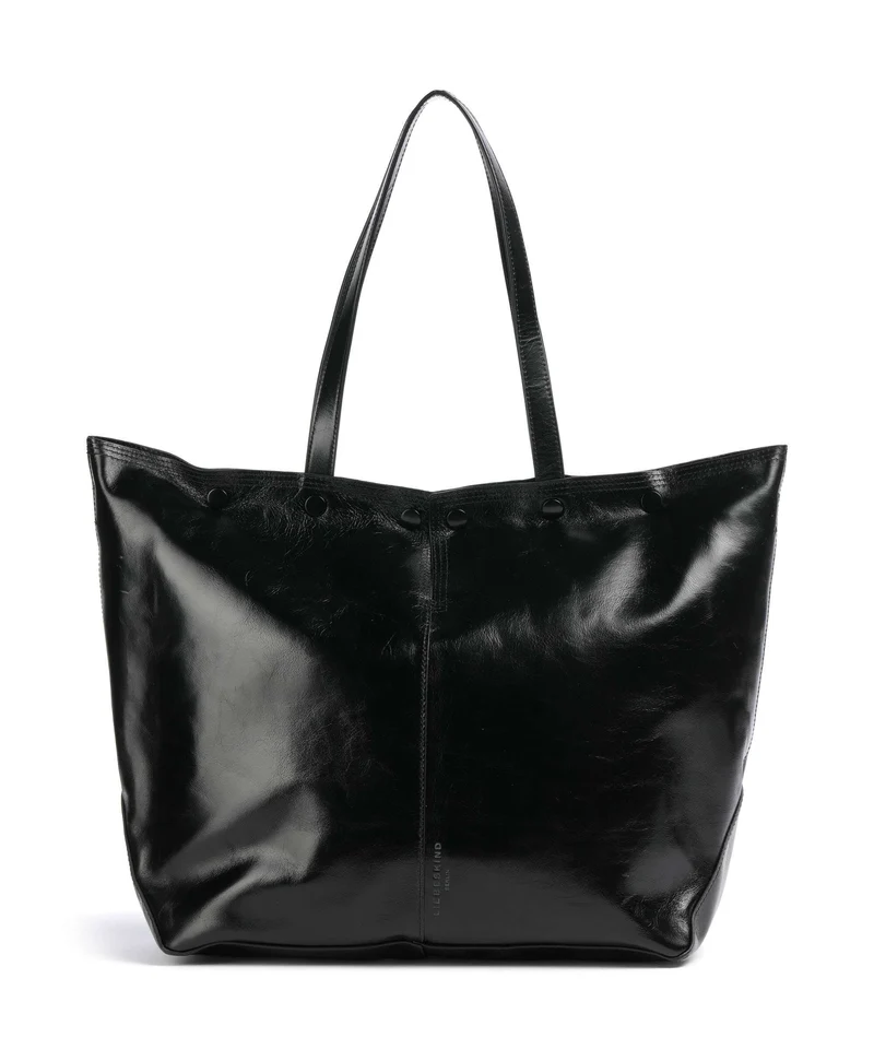 Liebeskind Rive Paper Touch Crinkle L Shopper black