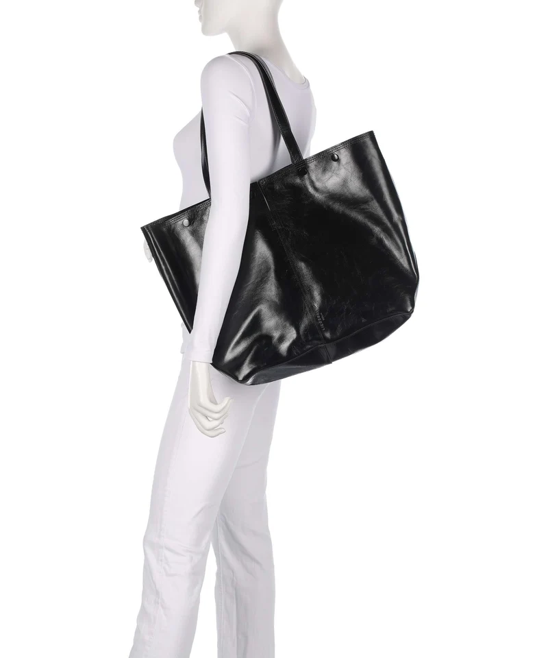 Liebeskind Rive Paper Touch Crinkle L Shopper black