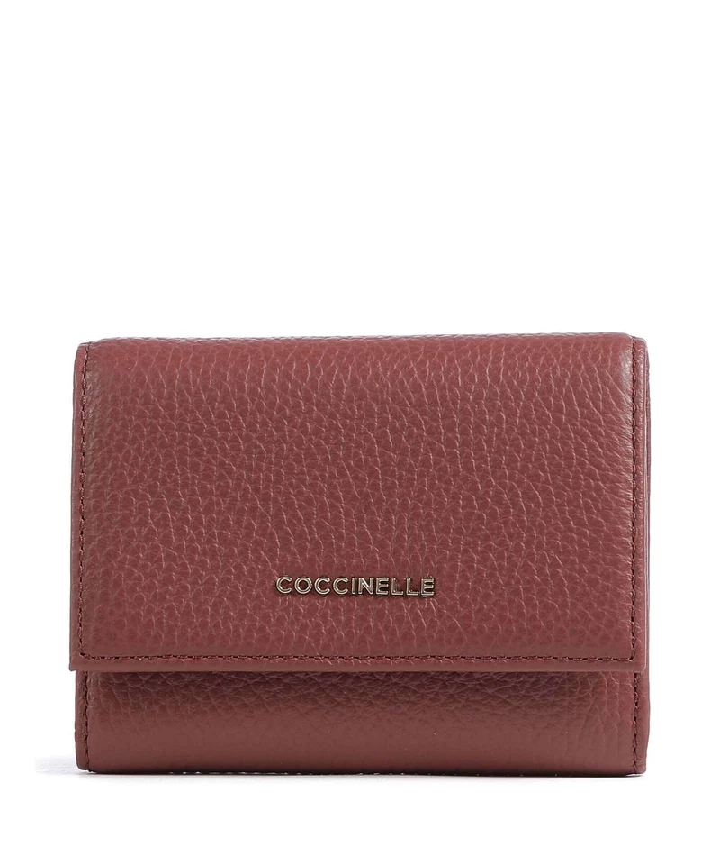 Coccinelle Metallic Soft Geldbörse brandy