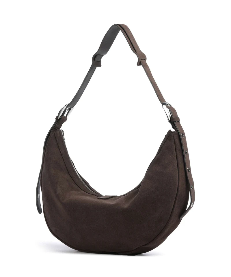 Les Visionnaires Enya Rebel Cozy Beuteltasche dark brown