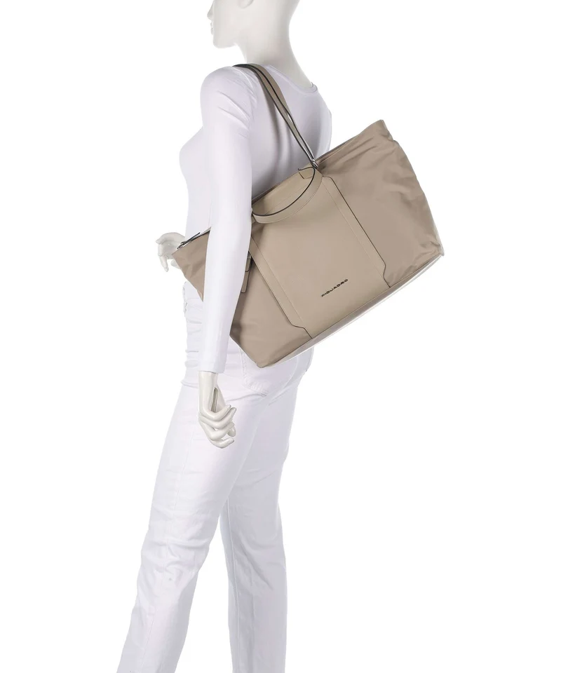 Piquadro W92T Shopper beige