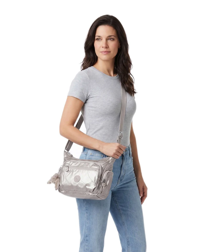 Kipling Basic Gabbie S Umhängetasche metallic glow