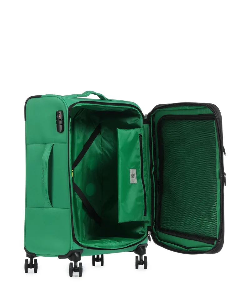 Delsey Paris x United Colors of Benetton CB 4-Rollen Trolley green